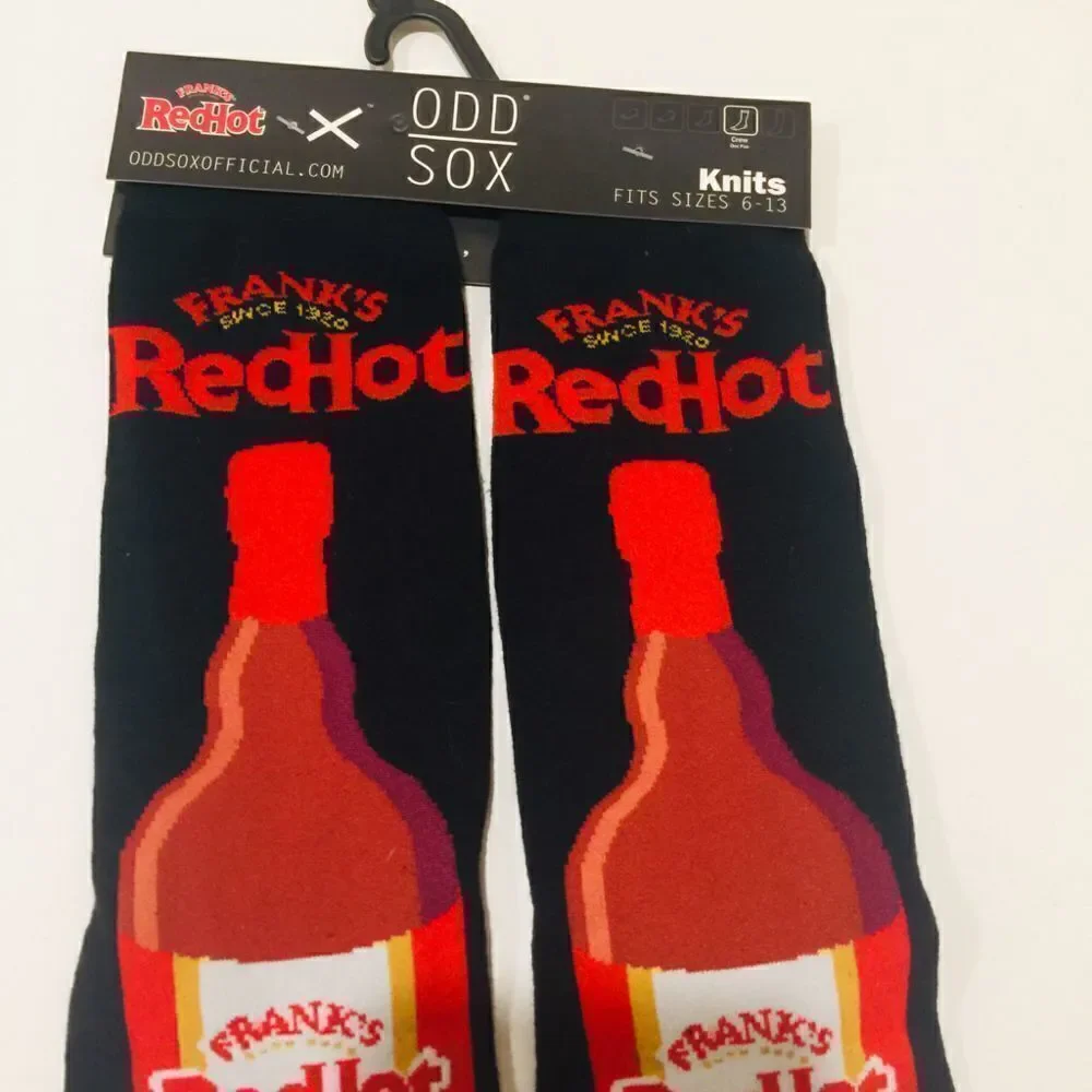 Frank’s Red Hot Sauce x Odd Sox Graphic Socks New